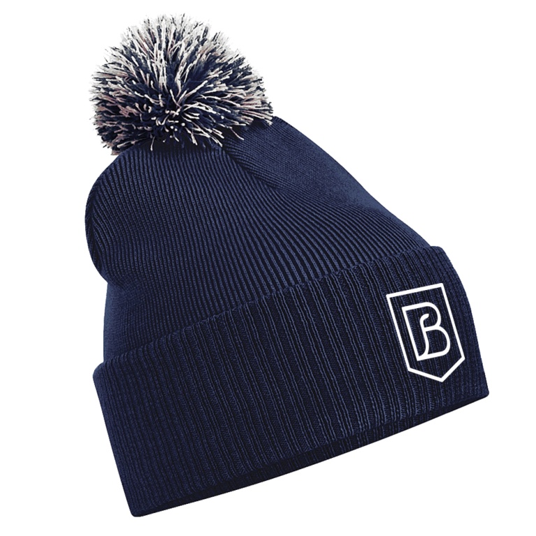 Brookfield School - Snowstar Beanie - Navy/Grey