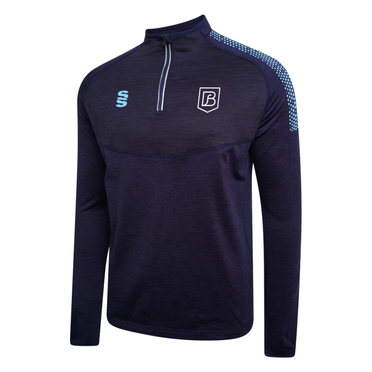 Brookfield School Staff Kit - 1/4 Zip Dual Performance Top - Navy