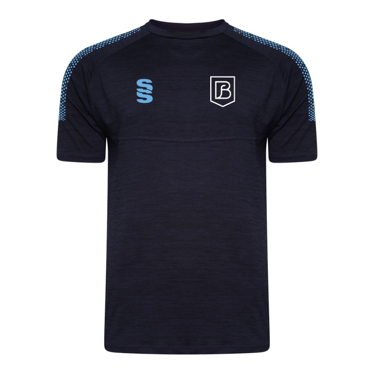 Brookfield School Staff Kit - Dual Gym T-shirt - Navy Melange