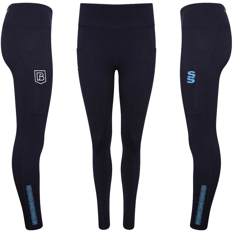 Brookfield School Staff Kit - Performance Full Length Leggings - Navy